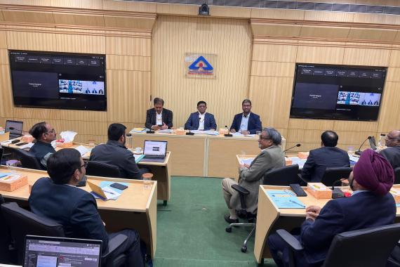 Shri R N Meena, Chief Controller of Explosives, chaired BIS MED-16 meeting on 12th December 2025 in Manak Bhawan, New Delhi